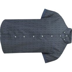 Koszula Męska, Granatowa Bawełniana, Casualowa, Krótki Rękaw, z Kieszonką -PAKO JEANS. Niebieskie koszule Pako Jeans, m, bez wzorów, z bawełny, bez kołnierzyka, bez ramiączek. Za 109.00 zł.