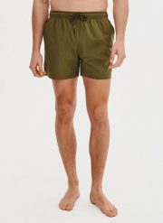 PAKO LORENTE - Zielone szorty kąpielowe męskie. Zielone kąpielówki Pako Lorente, l, bez wzorów, z poliesteru, krótkie. Za 69.99 zł.