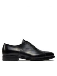 Fabi Półbuty FU1061 Czarny. Czarne eleganckie półbuty Fabi, bez wzorów, ze skóry, bez obcasa, bez zapięcia. Za 1,629.00 zł.