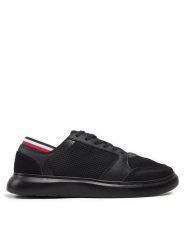 Tommy Hilfiger Sneakersy Lightweight Cup Seasonal Mix FM0FM04961 Czarny. Czarne buty sportowe casual Tommy Hilfiger, bez wzorów, z materiału, bez zapięcia. Za 329.99 zł.