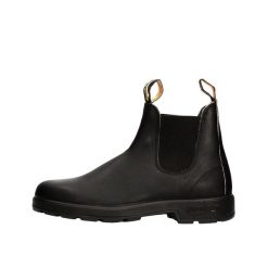 Sztyblety unisex, Elastic Sided Boot. Czarne sztyblety Blundstone, bez wzorów, z materiału, bez obcasa, bez zapięcia. Za 839.99 zł.