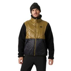 Kurtka puchowa Helly Hansen Village Hybrid. Brązowe kurtki Helly Hansen, na zimę, m, bez wzorów, z puchu, bez kaptura. Za 738.50 zł.
