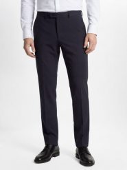 Finshley & Harding spodnie garniturowe Mężczyźni Modern Fit niebieski, 54. Niebieskie garnitury Finshley & Harding, do pracy, m, bez wzorów, z syntetyku. Za 349.95 zł.