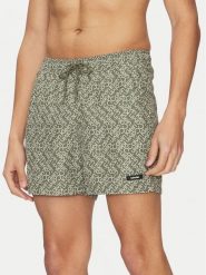 Calvin Klein Swimwear Szorty kąpielowe KM0KM01120 Zielony Regular Fit. Zielone kąpielówki Calvin Klein Swimwear, l, bez wzorów, z syntetyku. Za 179.99 zł.