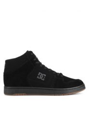 DC Sneakersy MANTECA 4 HI ADYS100743-KKG Czarny. Czarne buty sportowe casual DC, bez wzorów, ze skóry, bez zapięcia. Za 299.99 zł.