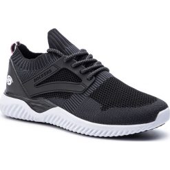 Sneakersy DOCKERS - 44SS002-700150 Black/White. Czarne buty sportowe casual DOCKERS, bez wzorów, z materiału, bez zapięcia. W wyprzedaży za 149.00 zł.