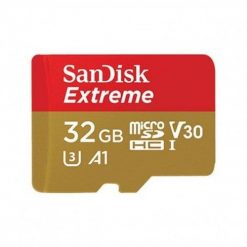 Karta pamięci SanDisk Extreme microSDHC 32GB 100/60 MB/s V30 A1 U3 4K (SDSQXAF-032G-GN6MA). Drony Sandisk. Za 49.99 zł.
