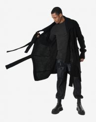 La Haine Inside Us Kardigan "Unisex" | LM281 | Mężczyzna | Czarny. Czarne swetry rozpinane La Haine Inside Us, m, bez wzorów, z materiału, bez kołnierzyka, bez ramiączek. W wyprzedaży za 849.00 zł.