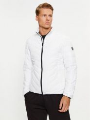 EA7 Emporio Armani Kurtka puchowa 8NPB13 PNE1Z 1100 Biały Regular Fit. Białe kurtki EA7 Emporio Armani, l, bez wzorów, z puchu, bez kaptura. Za 529.99 zł.