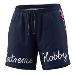 Spodenki sportowe męskie EXTREME HOBBY TROPIC. Niebieskie krótkie spodenki sportowe EXTREME HOBBY, m, bez wzorów, z dzianiny. Za 169.00 zł.