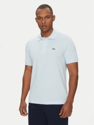 Lacoste Polo PH9851 Błękitny Classic Fit. Niebieskie koszulki polo LACOSTE, m, bez wzorów, z bawełny, bez kołnierzyka, bez ramiączek. Za 299.99 zł.