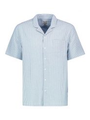 Authentic Style Koszula - Regular fit - w kolorze błękitnym rozmiar: M. Niebieskie koszule Authentic Style, m, bez wzorów, z bawełny, bez kołnierzyka, bez ramiączek. Za 110.55 zł.