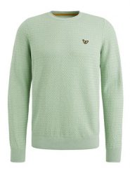 PME Legend Sweter w kolorze jasnozielonym rozmiar: L. Zielone swetry nierozpinane PME Legend, l, bez wzorów, z bawełny, bez kołnierzyka, bez ramiączek. Za 228.38 zł.