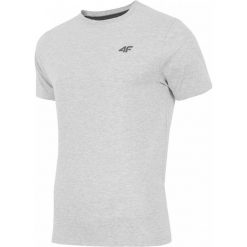 T-shirt męski TSM002 - jasny szary melanż. T-shirty marki Under Armour. W wyprzedaży za 39.99 zł.