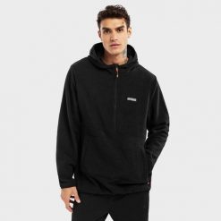 Bluza polarowa z kapturem męska Avoriaz. Czarne bluzy z kapturem SIROKO, m, bez wzorów, z polaru, z kapturem. W wyprzedaży za 170.00 zł.