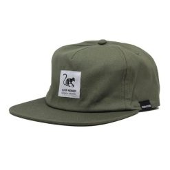 Czapka Trucker - Płaski Daszek - Bawełna Organiczna (Zielony). Zielone czapki z daszkiem SURF MONKEY, bez wzorów, z bawełny. Za 139.95 zł.