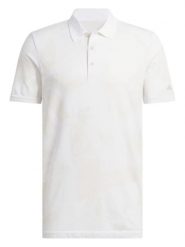 Adidas Koszulka polo "Go-To" w kolorze białym do golfa rozmiar: M. Białe koszulki polo Adidas, m, bez wzorów, z materiału, bez kołnierzyka, bez ramiączek. Za 139.87 zł.