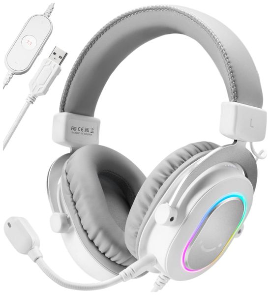 Słuchawki studyjne nauszne Fifine H6W AmpliGame RGB. Słuchawki nauszne Fifine Microphone. Za 159.00 zł.