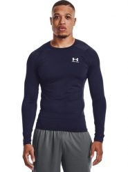 Under Armour Koszulka sportowa w kolorze granatowym rozmiar: S. Niebieskie t-shirty sportowe Under Armour, bez wzorów, z materiału, bez ramiączek, outdoorowe. Za 122.45 zł.
