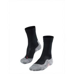 Skarpetki Falke TK5. Czarne skarpety Falke, bez wzorów, z materiału. Za 154.50 zł.