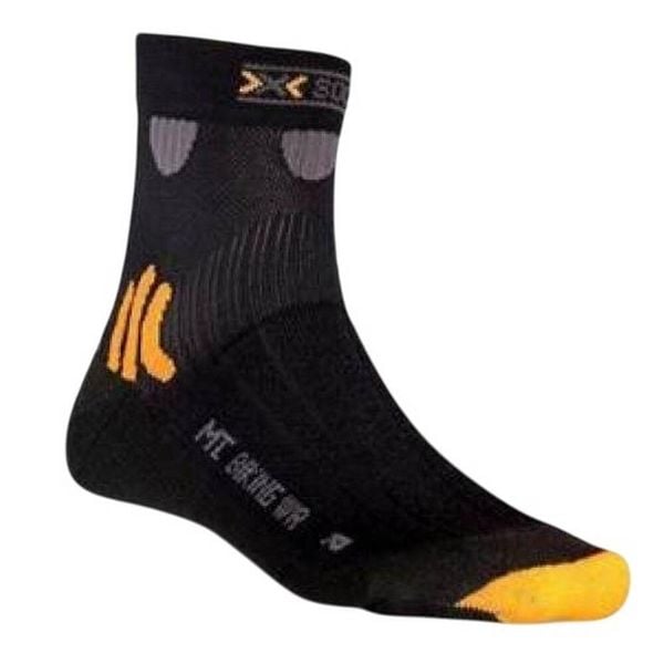 Skarpetki Unisex Dla Dorosłych Rower Górski. Czarne skarpety X-Socks, bez wzorów. Za 46.99 zł.