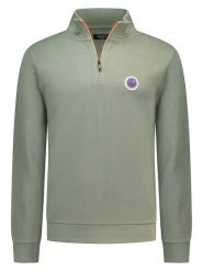 NEW ZEALAND AUCKLAND Sweter w kolorze zielonym rozmiar: XL. Zielone swetry nierozpinane New Zealand Auckland, xl, z aplikacjami, z bawełny, bez kołnierzyka, bez ramiączek. Za 161.73 zł.
