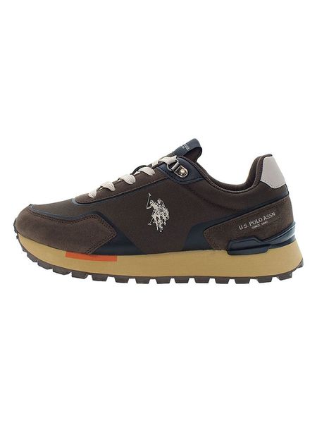 U.S. Polo Assn. Sneakersy w kolorze brązowym rozmiar: 43. Brązowe buty sportowe casual U.S. Polo Assn., bez wzorów, bez zapięcia. Za 223.46 zł.