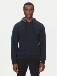 EA7 Emporio Armani Bluza 7M000209 AF12660 UB102 Granatowy Modern Fit. Niebieskie bluzy EA7 Emporio Armani, l, bez wzorów, z bawełny, bez kaptura. Za 299.99 zł.