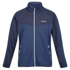 Bluza sportowa męska Regatta Yare VI. Niebieskie bluzy bez kaptura Regatta, m, bez wzorów, bez kaptura. Za 99.00 zł.