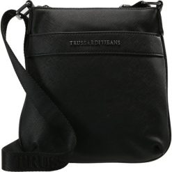 Trussardi Jeans SAFFIANO CROSSBODY FLAP Torba na ramię black. Torby na laptopa marki TRUSSARDI JEANS. Za 359.00 zł.
