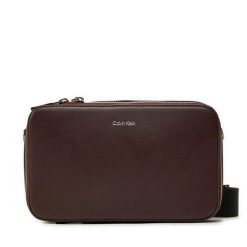 Saszetka Calvin Klein. Brązowe saszetki i nerki CALVIN KLEIN, bez wzorów. Za 249.99 zł.