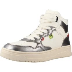 Buty GEOX J56NLA 054AJ Biały. Białe buty turystyczne Geox, bez wzorów, z syntetyku, bez zapięcia, na fitness i siłownię. Za 223.99 zł.