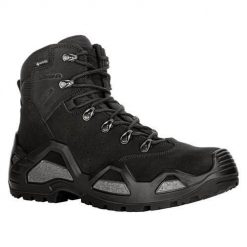 Buty trekkingowe męskie Lowa Z-6s Gtx C. Czarne buty trekkingowe Lowa, bez wzorów, z materiału, za kostkę, bez zapięcia. Za 873.00 zł.