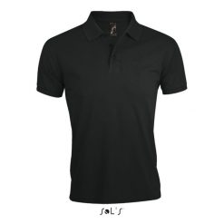 Polo Sol's Prime. Czarne koszulki polo SOL'S, m, bez wzorów, z bawełny, bez kołnierzyka, bez ramiączek. Za 135.00 zł.