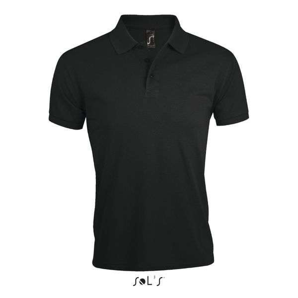 Polo Sol's Prime. Czarne koszulki polo SOL'S, m, bez wzorów, z bawełny, bez kołnierzyka, bez ramiączek. W wyprzedaży za 117.00 zł.