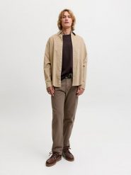 Jack & Jones Dżinsy "Jjichris Jjoriginal" - Loose fit - w kolorze jasnobrązowym rozmiar: W36/L32. Brązowe jeansy Jack & Jones, l. Za 114.95 zł.