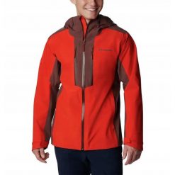 Kurtka Przeciwdeszczowa Columbia Peak Creek Shell. Czerwone kurtki Columbia, m, bez wzorów, z kapturem. Za 433.99 zł.