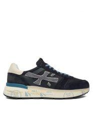 Premiata Sneakersy Mick Var 7716 Granatowy. Niebieskie buty sportowe casual Premiata, bez wzorów, ze skóry, bez zapięcia. Za 1,229.00 zł.