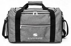 Torba sportowa Sapphire ST-130. Szare torby na ramię Sapphire, bez wzorów, z materiału, na ramię, duże, bez dodatków. Za 59.00 zł.