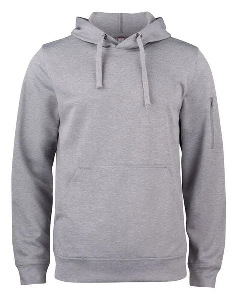 Clique Basic Active Hoody – unisexowa bluza z kapturem z poliestru. Szare bluzy z kapturem CLIQUE, m, bez wzorów, z kapturem. Za 189.36 zł.
