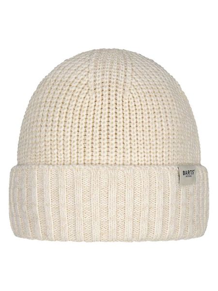 Barts Czapka "Aldren" w kolorze kremowym rozmiar: onesize. Brązowe czapki zimowe Barts, z aplikacjami, ze splotem. Za 95.92 zł.