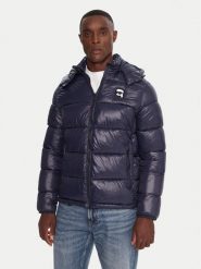 KARL LAGERFELD Kurtka zimowa 505022 554590 Granatowy Regular Fit. Niebieskie kurtki KARL LAGERFELD, na zimę, m, bez wzorów, z syntetyku, bez kaptura. Za 979.99 zł.
