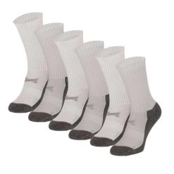Skarpety Antypoślizgowe do Piłki Nożnej Pro - 6 par - Biały. Białe skarpety XTREME SOCKSWEAR, bez wzorów, z bawełny. Za 210.49 zł.