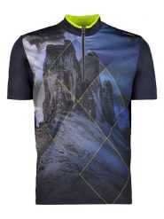 CMP Koszulka kolarska w kolorze granatowym rozmiar: 48. Niebieskie t-shirty sportowe CMP, bez wzorów, z materiału, bez ramiączek, rowerowe. Za 83.62 zł.