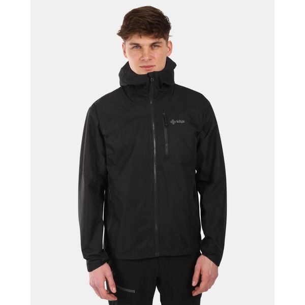 Męska kurtka outdoorowa Kilpi SONNA-M. Czarne kurtki Kilpi, m, bez wzorów, bez kaptura. Za 422.05 zł.