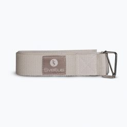 Pasek do jogi Sveltus Yoga beige. Brązowe paski SVELTUS, bez wzorów. Za 49.99 zł.