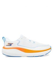 Skechers Buty do biegania GO RUN Supersonic 246086/WMLT Biały. Białe buty do biegania Skechers, bez wzorów, z materiału, bez zapięcia, do biegania. Za 259.99 zł.