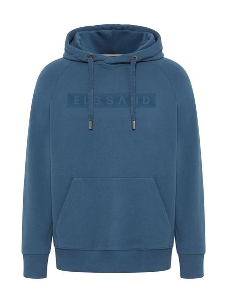 ELBSAND Bluza "Kiano" w kolorze granatowym rozmiar: L. Niebieskie bluzy ELBSAND, l, bez wzorów, z bawełny, z kapturem. Za 169.95 zł.
