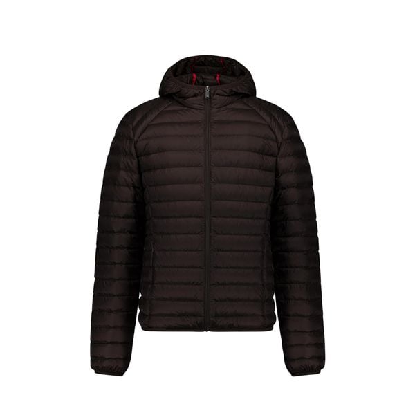 Kurtka puchowa z kapturem JOTT Nico. Czarne kurtki Jott, m, bez wzorów, z puchu, z kapturem. Za 761.00 zł.