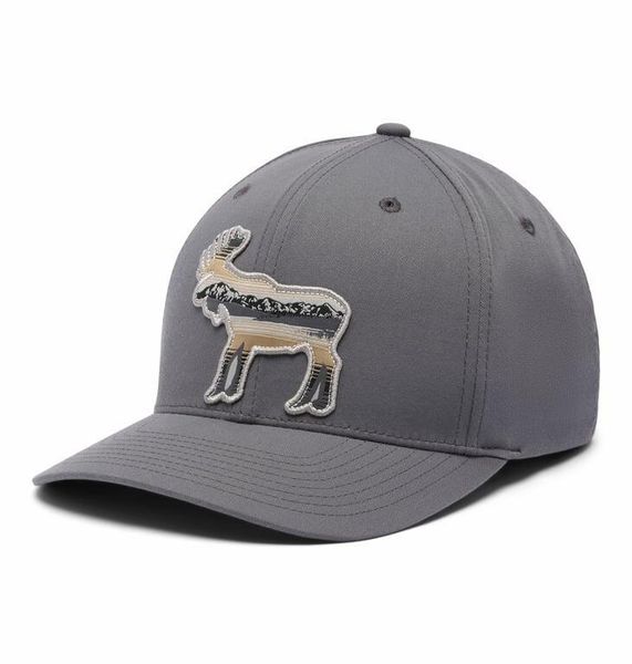 COLUMBIA Czapka z daszkiem Lost Lager 110 Snap Back city grey/scenic moose. Szare czapki z daszkiem Columbia, na lato, bez wzorów, z elastanu. Za 73.40 zł.